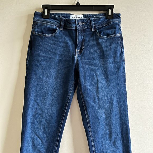 DL1961 Coco in Haxtun Mid Rise Curvy Straight Stretch Jeans Womens Size 25 Denim - Picture 7 of 12
